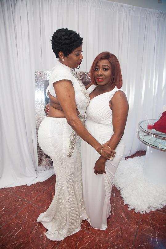 White dress for 50th birthday party outlet